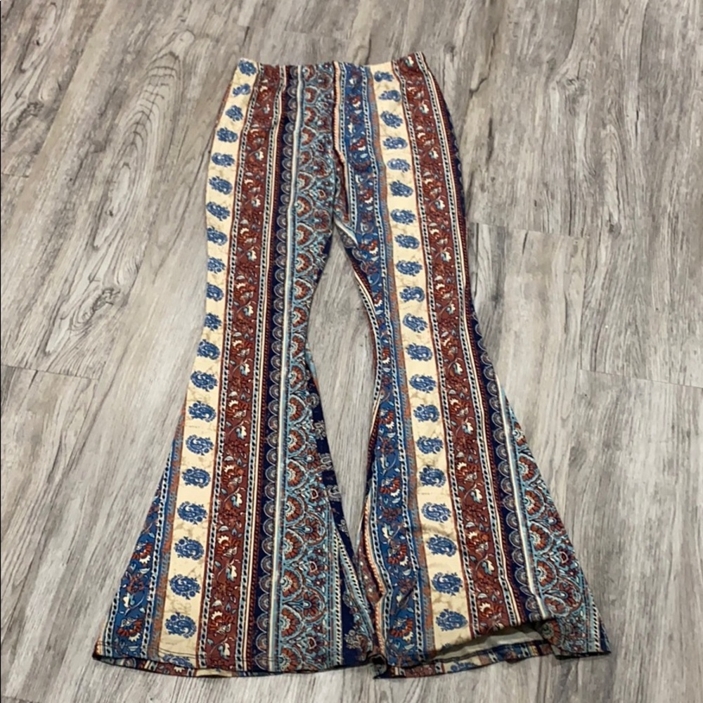 boho bell pants